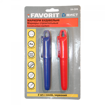 Маркеры строительные Favorit 04-306
